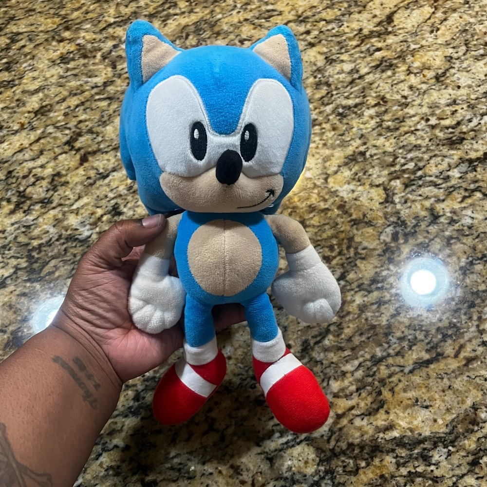 Sonic the Hedgehog‎ Plush 12 Inch Classic SEGA Video Game Stuffed Toy Blue Red